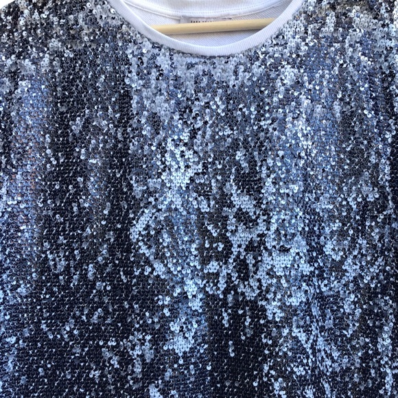 Zara Sequin Dress Sz L - Picture 3 of 4